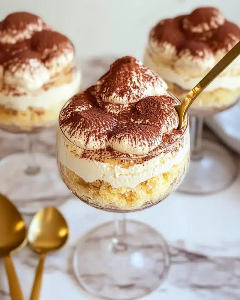 Easy Tiramisu Cake-Individual Portions Recipe