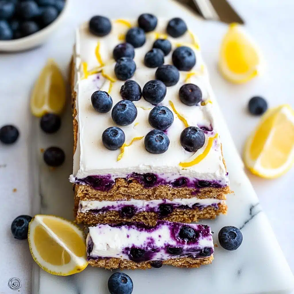 Blueberry Lemon Icebox Cake Recipe - Recipe Image