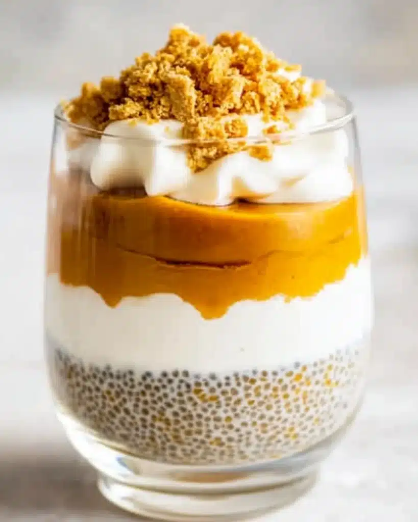 Peaches Pudding with Chia Seeds Recipe