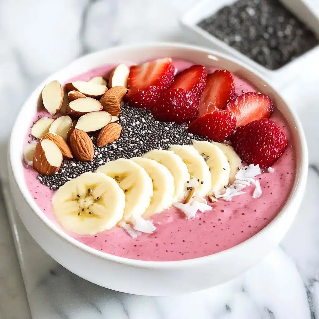 Strawberry Coconut Lime Smoothie Bowl Recipe - Recipe Image