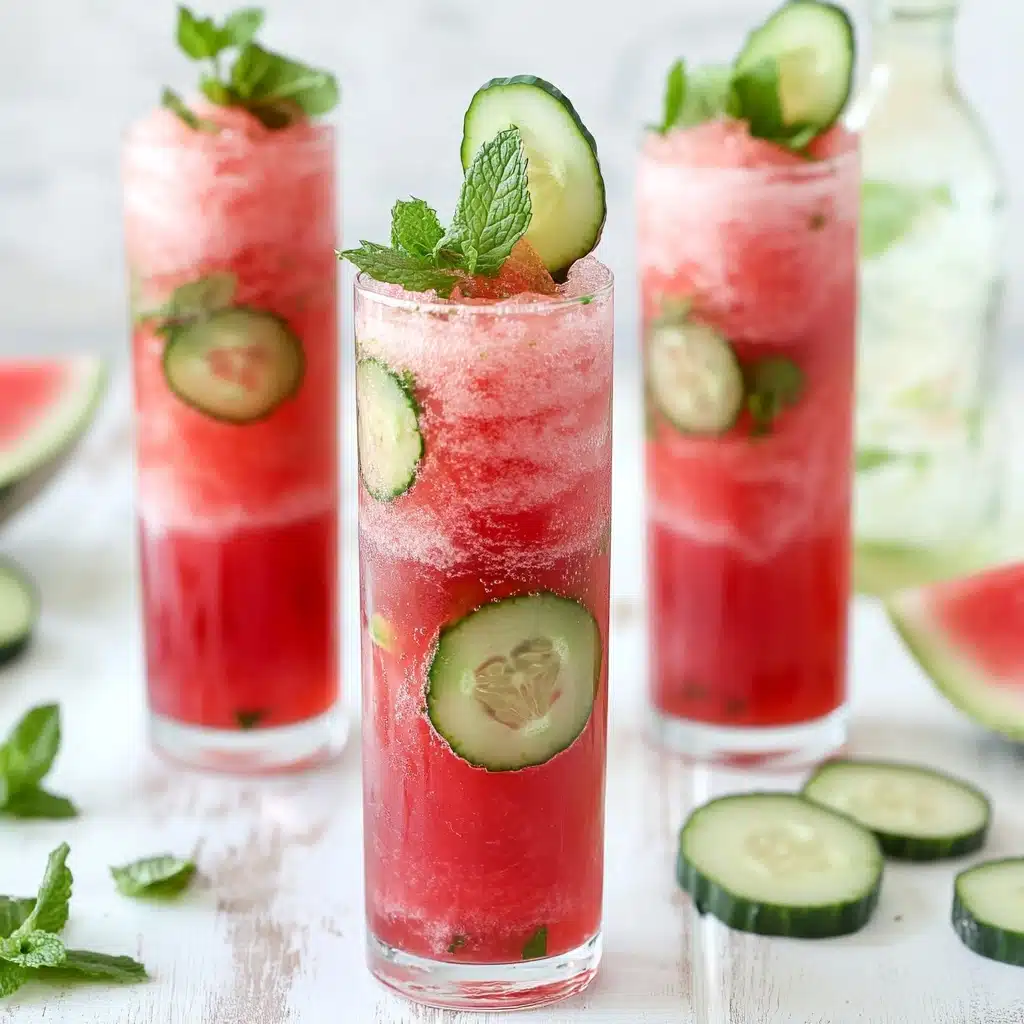 Watermelon + Cucumber Cooler Recipe - Recipe Image