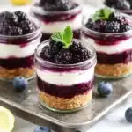 Blueberry Lemon No Bake Cheesecake Jars Recipe