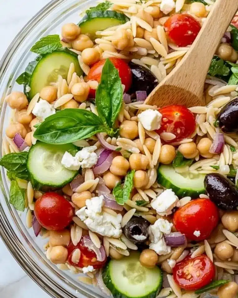 Greek Orzo Salad Recipe