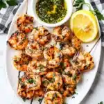 Garlic Grilled Shrimp Skewers Recipe