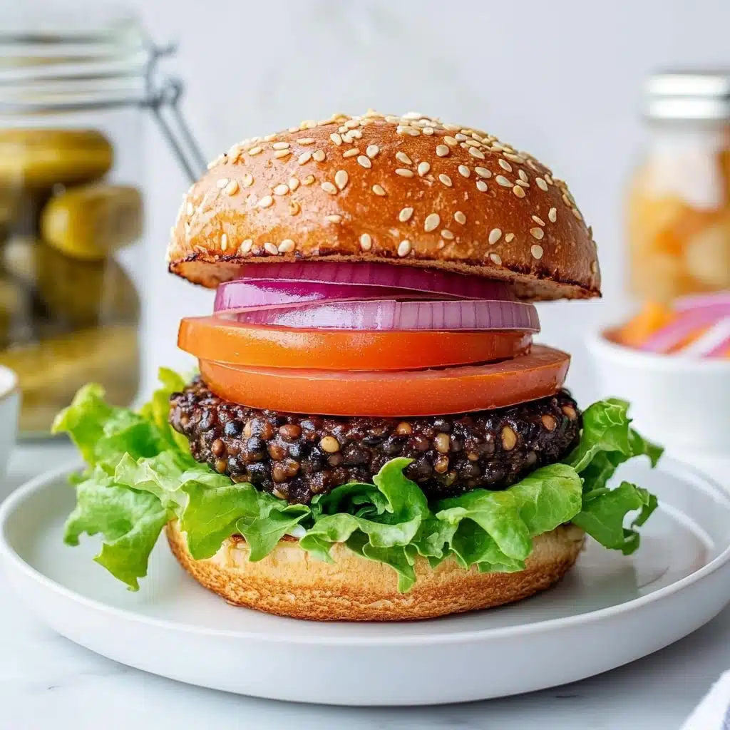 Best Black Bean Burger Recipe - Recipe Image