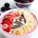 Strawberry Coconut Lime Smoothie Bowl Recipe