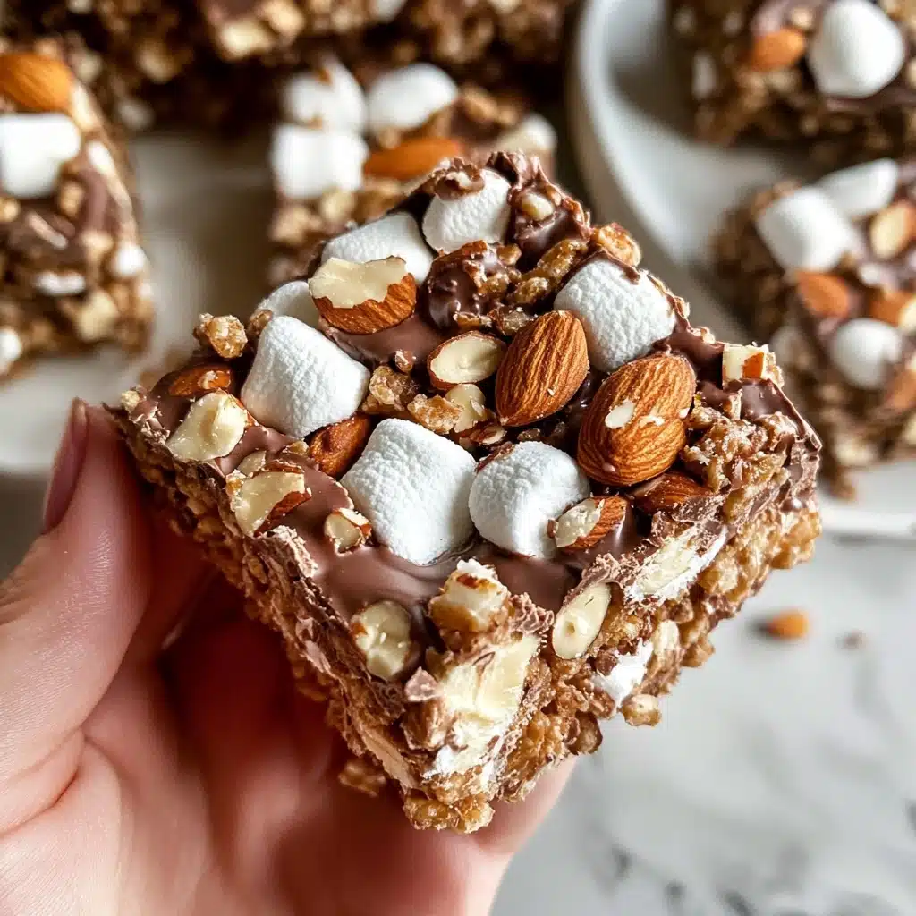 Rocky Road Rice Krispie Bars Recipe - Recipe Image