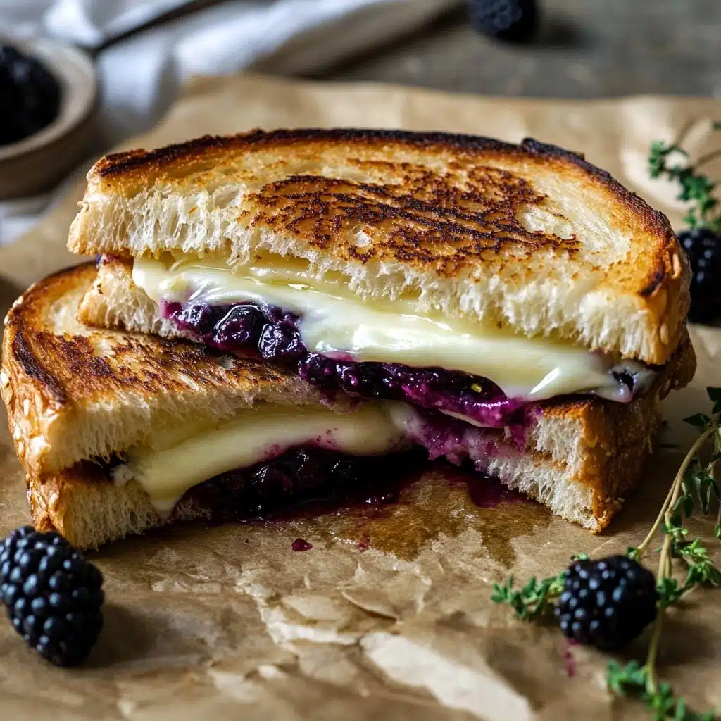 Blackberry Balsamic and Brie Grilled Cheese Recipe - Recipe Image