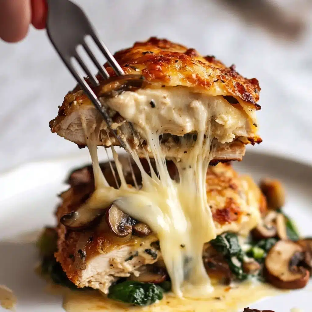 Mushroom Stuffed Chicken Breast Recipe - Recipe Image