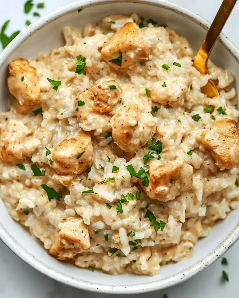 Creamy Chicken and Rice Recipe