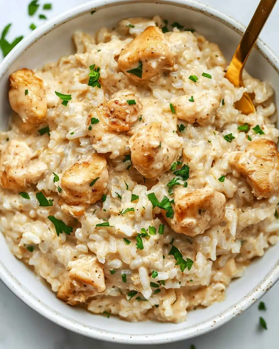 Creamy Chicken and Rice Recipe