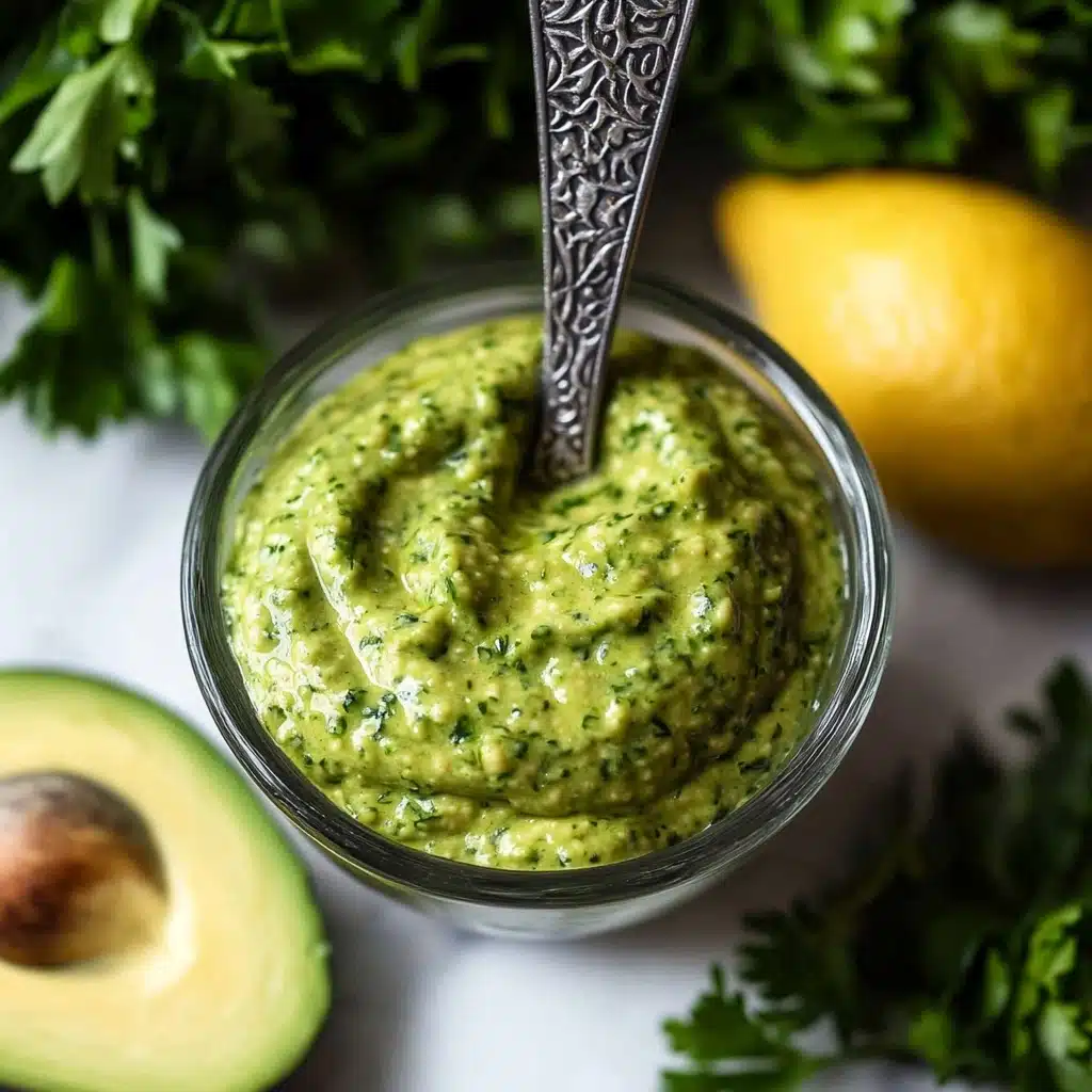 Avocado Green Goddess Dressing (Oil-Free) Recipe - Recipe Image