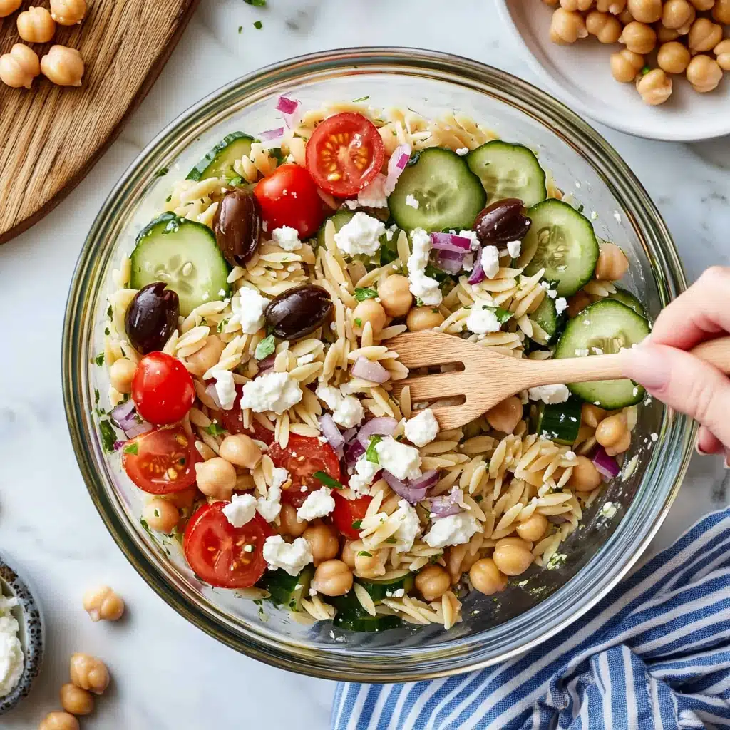Greek Orzo Salad Recipe - Recipe Image