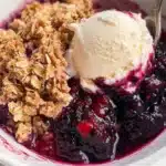 Microwave Berry Crumble Recipe