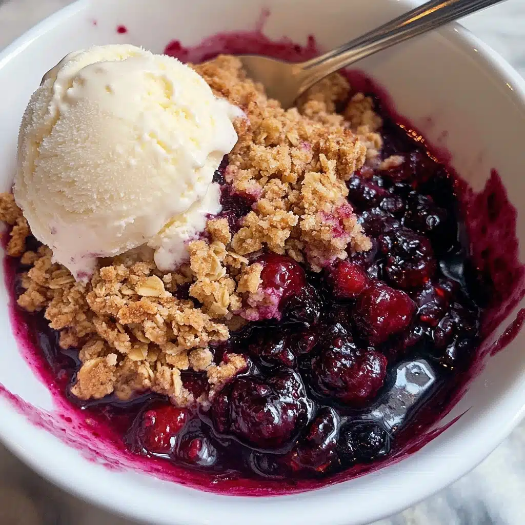 Microwave Berry Crumble Recipe - Recipe Image