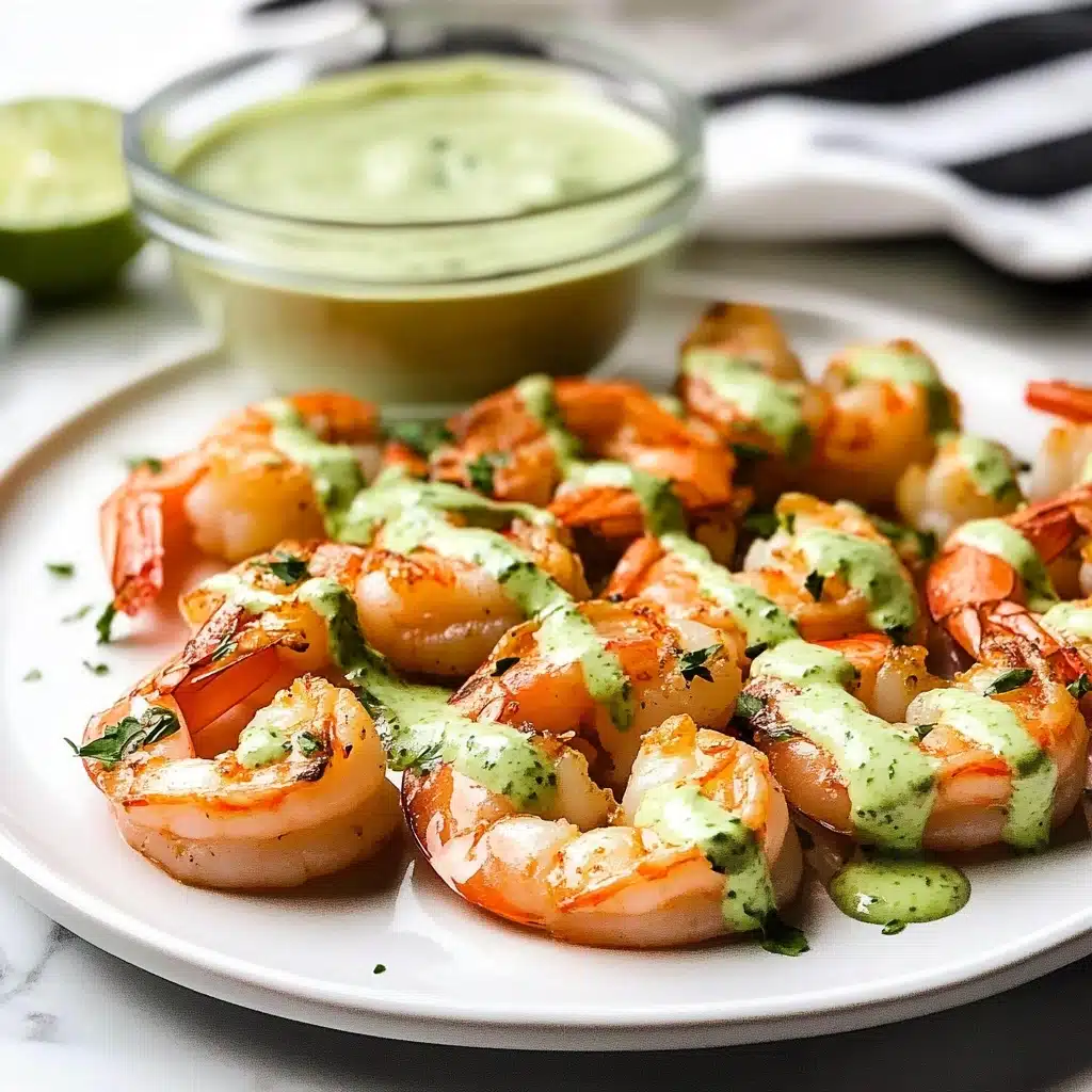 Chili Lime Shrimp with Avocado Crema Recipe - Recipe Image