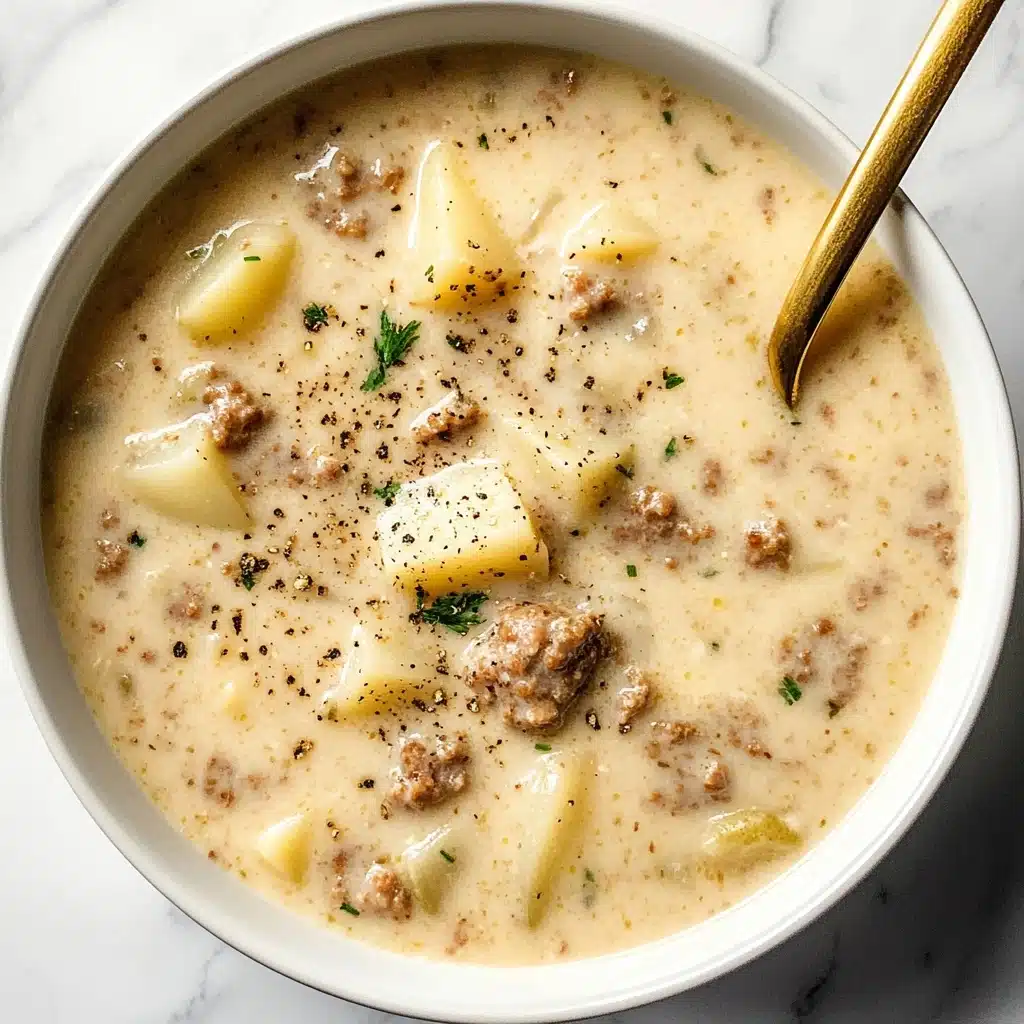 Creamy Italian Sausage Soup Recipe - Recipe Image