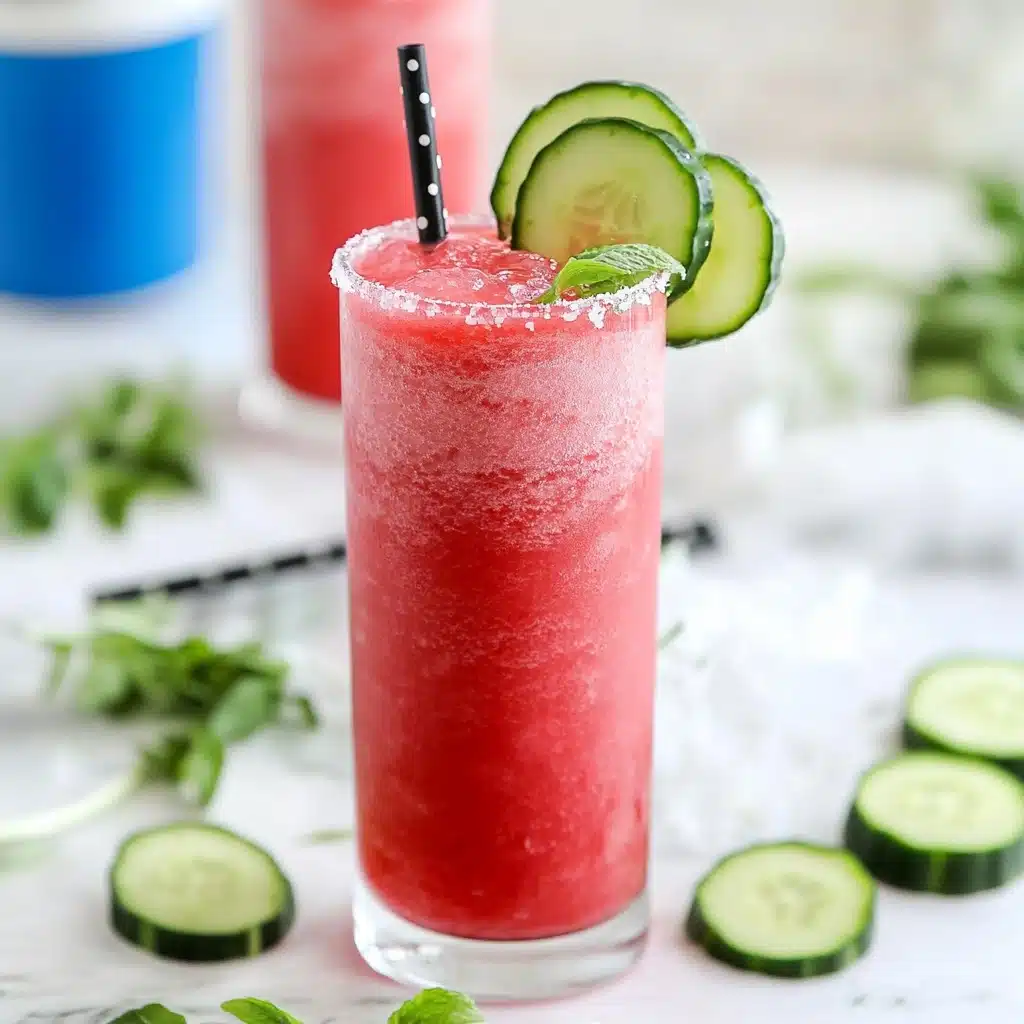 Watermelon + Cucumber Cooler Recipe - Recipe Image