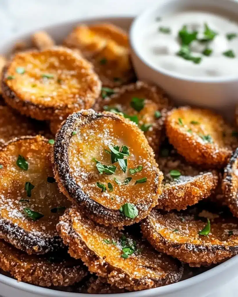Fried Sliced Mushrooms with Ranch Recipe