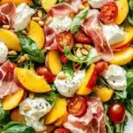 Fresh Peach & Burrata Salad Recipe