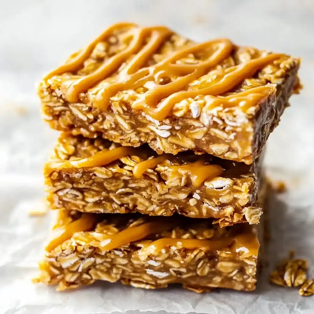 Peanut Butter Oatmeal Bars Recipe - Recipe Image