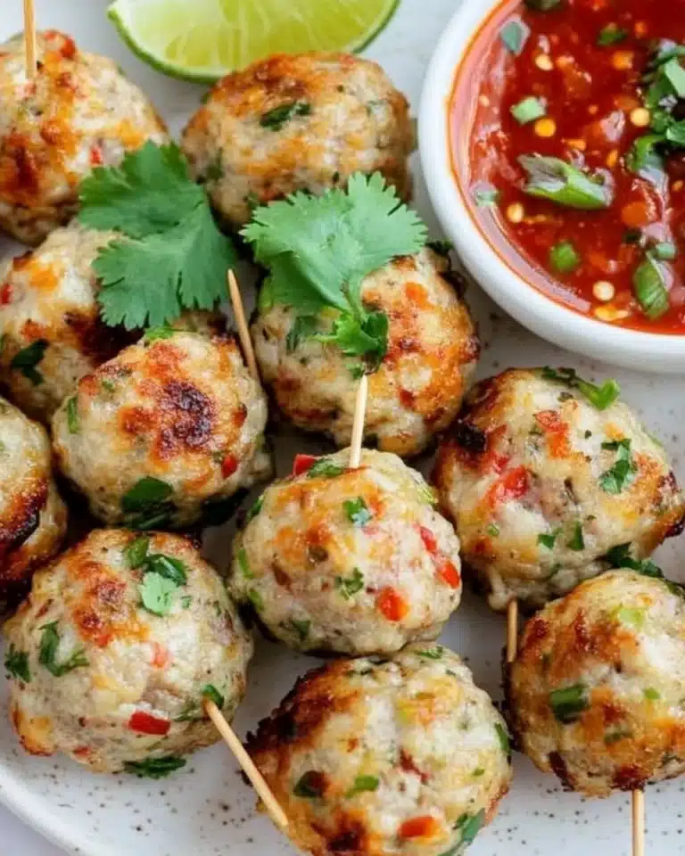 Spicy Baked Shrimp Balls Recipe