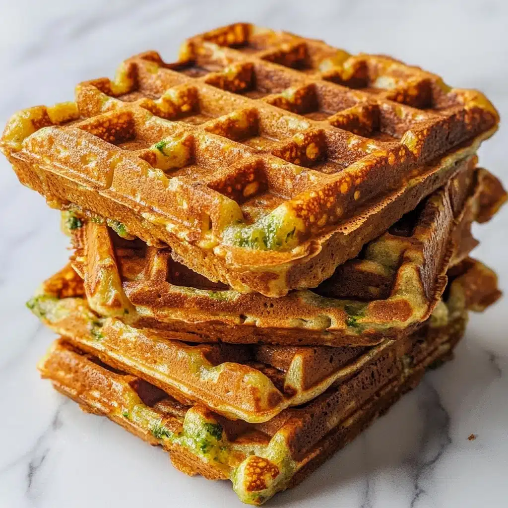Jalapeño Cheddar Cornbread Waffles Recipe - Recipe Image