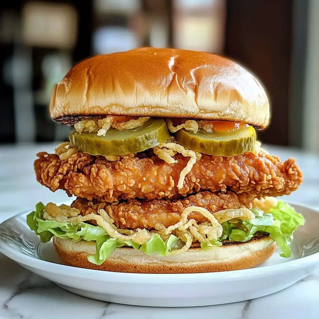 Hot Honey Fried Chicken Sandwiches Recipe - Recipe Image