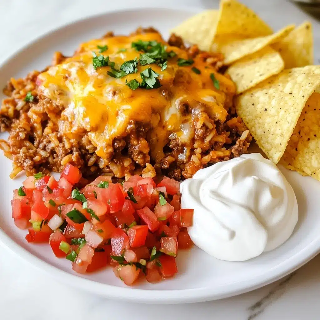 Mexican Taco Rice Skillet Recipe - Recipe Image