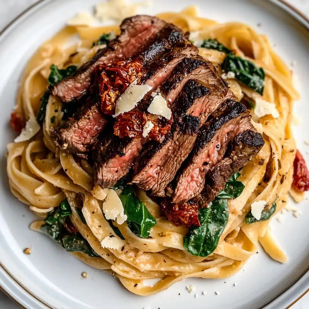 Steak Pasta Gorgonzola Recipe - Recipe Image