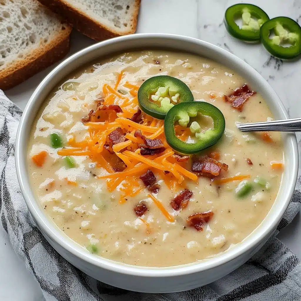 Jalapeno Popper Chicken Soup Recipe - Recipe Image