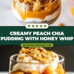Peaches Pudding with Chia Seeds Recipe