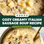 Creamy Italian Sausage Soup Recipe