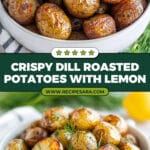 Dill Roasted Potatoes with Lemon Recipe