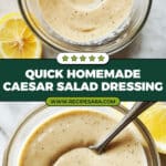 Homemade Caesar Salad Dressing Recipe