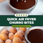 Air Fryer Churro Bites Recipe