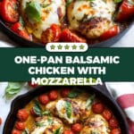 One Pan Balsamic Chicken Recipe
