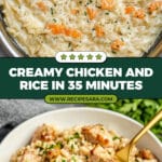 Creamy Chicken and Rice Recipe