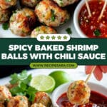 Spicy Baked Shrimp Balls Recipe
