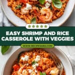 Healthy Shrimp Rice Casserole With Veggies Recipe
