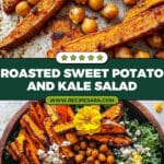 Sweet Potato Kale Salad with Creamy Honey Mustard Dressing Recipe