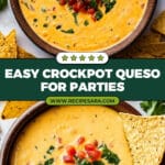 Crockpot Queso Recipe