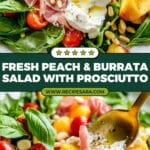 Fresh Peach & Burrata Salad Recipe