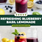 Blueberry Basil Lemonade Recipe