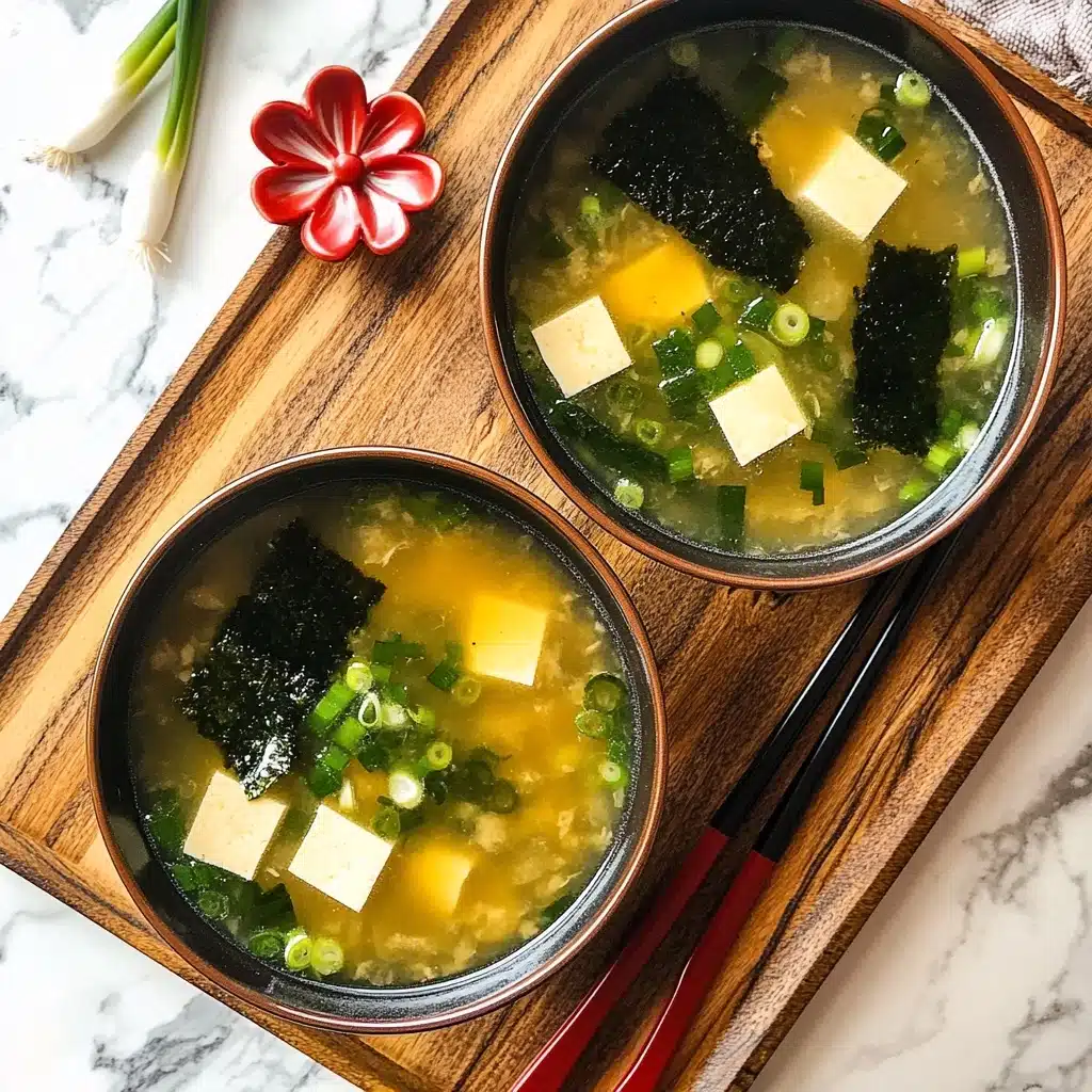 Homemade Miso Soup with Tofu Recipe - Recipe Image