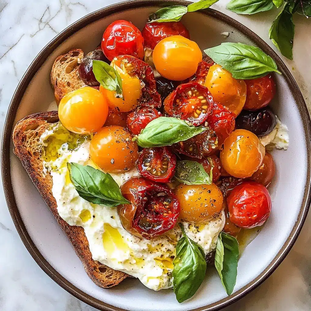 20 Minute Cheesy Caprese Pesto Tarts Recipe - Recipe Image