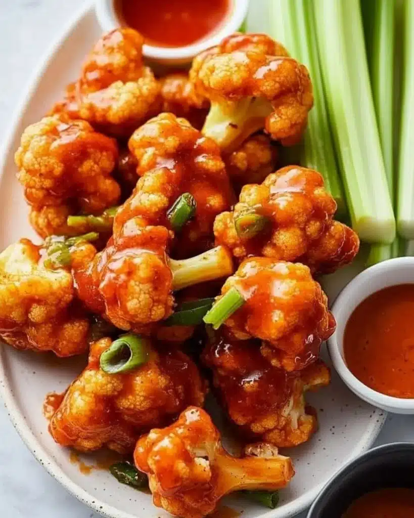 Air Fryer Buffalo Cauliflower Recipe