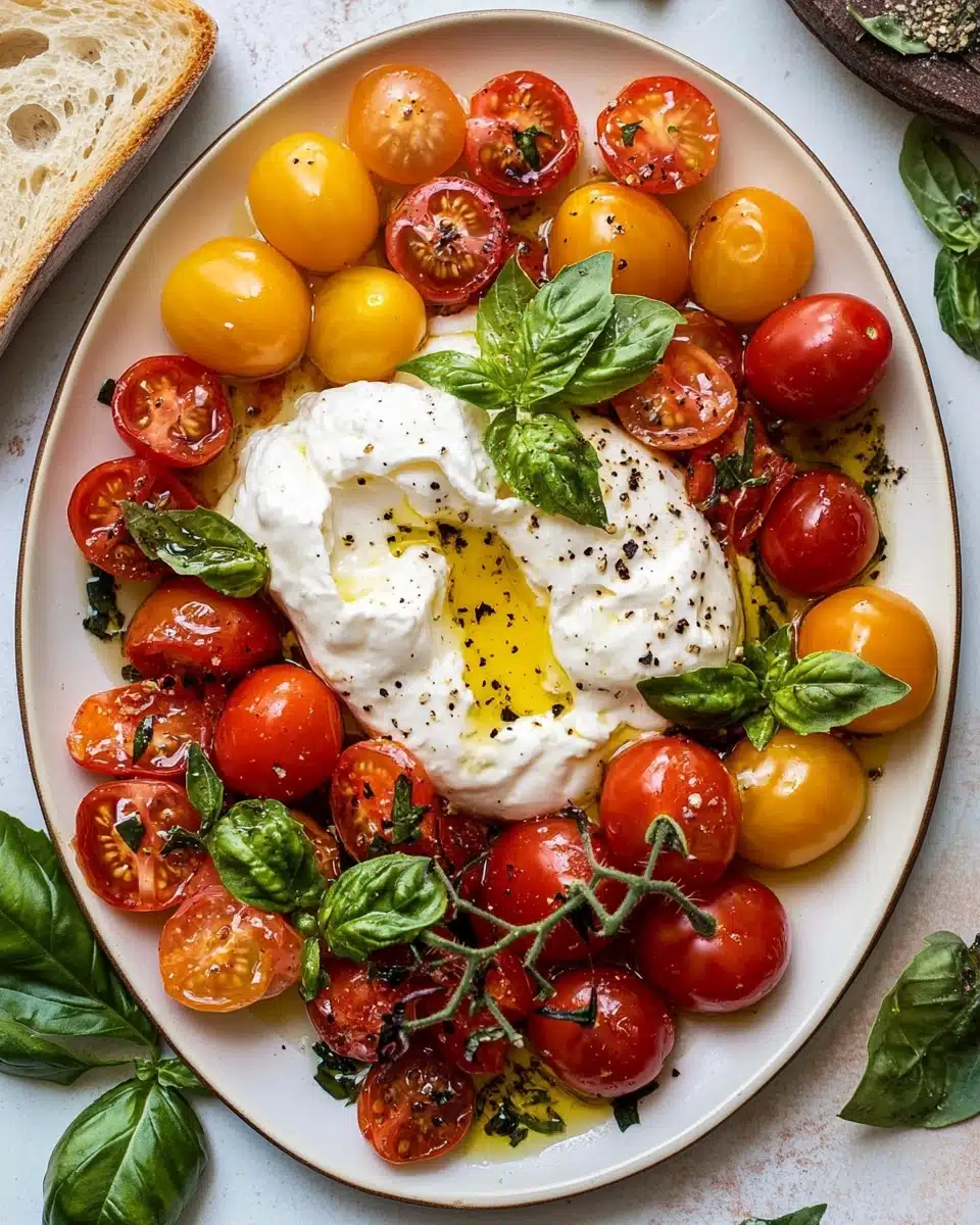 20 Minute Cheesy Caprese Pesto Tarts Recipe