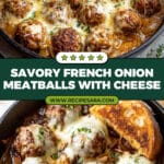 French Onion Meatballs Recipe