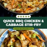 BBQ Chicken & Cabbage Stir-Fry Recipe